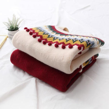 Fall/winter, new, Christmas sweater, loose, lazy wind, student sweater top  1411