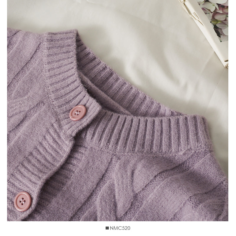 Sweater women's solid color linen knit  1868