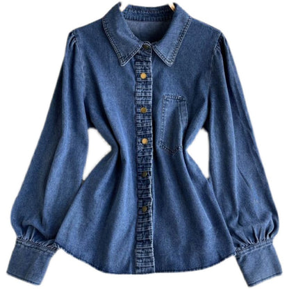Denim Jacket Women's Vintage Port style  1504