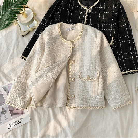 Fashion small fragrant clothes short coat cardigan women  1630