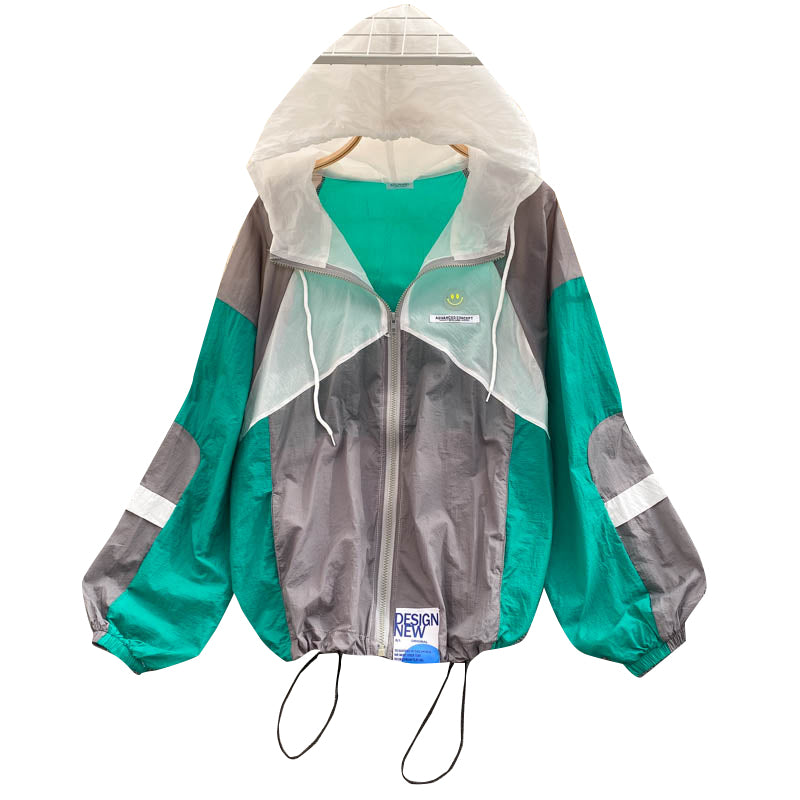 Women's coat autumn women's thin sunscreen long sleeve  1538