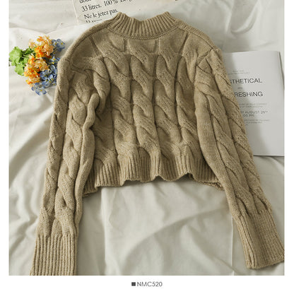 Women's Linen sweater is slim and half tall  1963