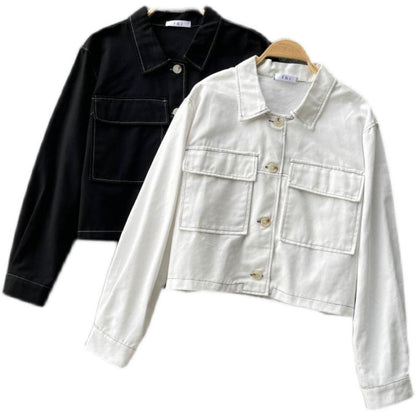 Early autumn jacket cardigan short coat female  1541