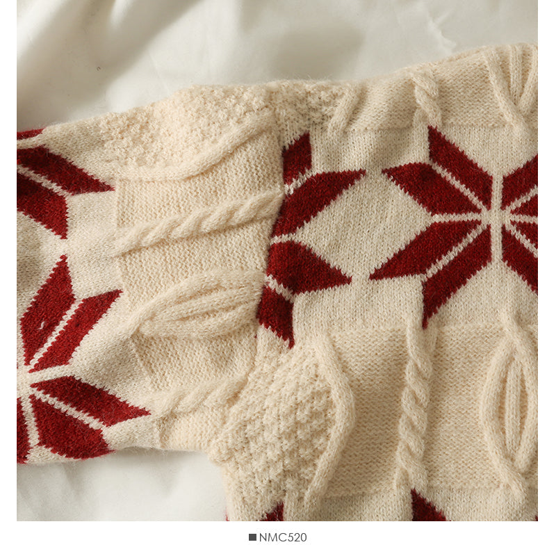 Cute round neck long sleeve sweater  1482