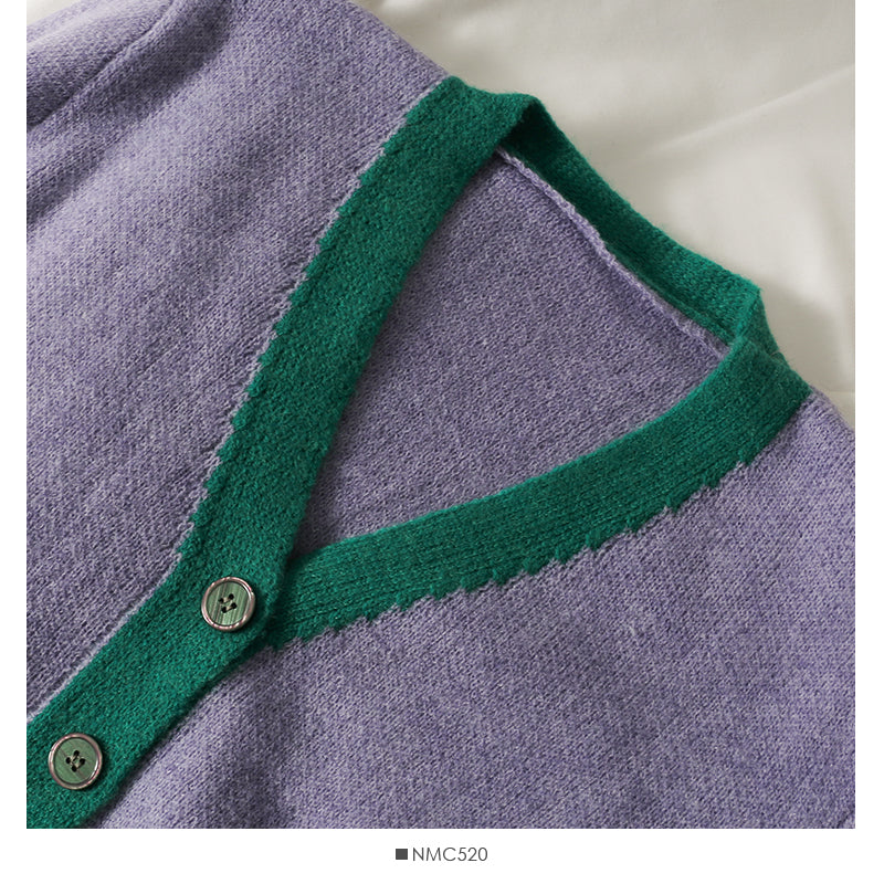 Hong Kong style contrast stitched Vintage loose and thin T-shirt  1787