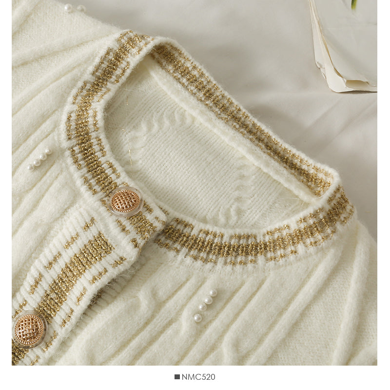 Diamond check long sleeve sweater  1765