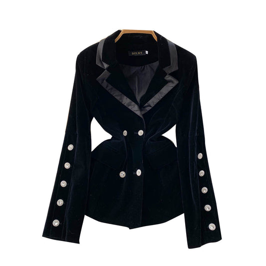 Small fragrance retro premium velvet waist  1567