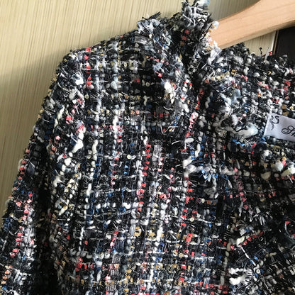 Tassel short coat women's long sleeved cardigan fashion slim fit  1639