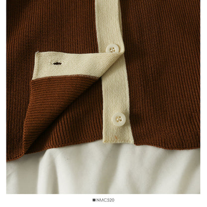 Retro contrast panels slim fit single breasted lapelRetro contrast panels slim fit single breasted lapel  1812