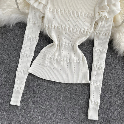 Design sense: Slim French foreign style sweater  1616