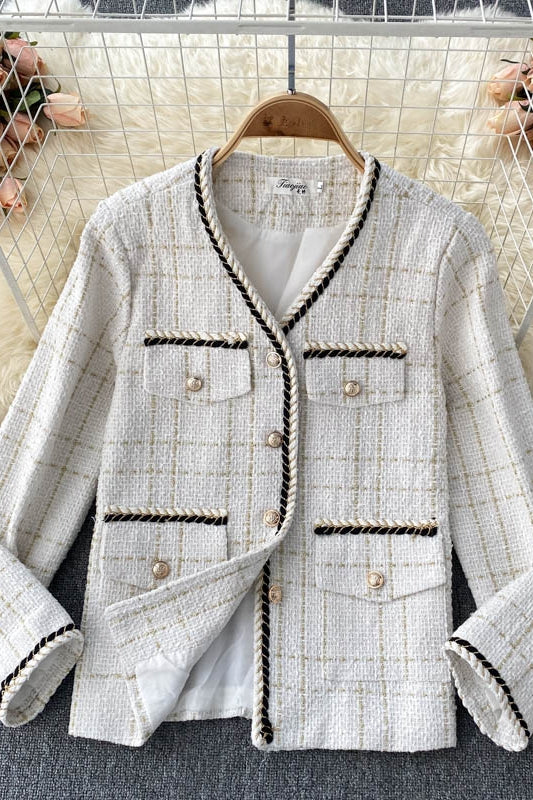 Small fragrance short coat female  1509