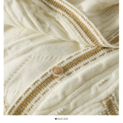 Diamond check long sleeve sweater  1765