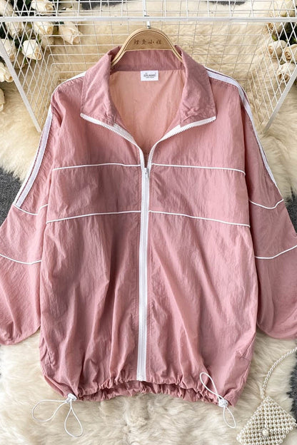 Korean women's loose sunscreen jacket  1539