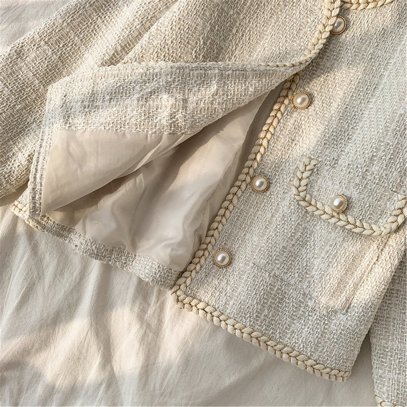 Fashion small fragrant clothes short coat cardigan women  1630