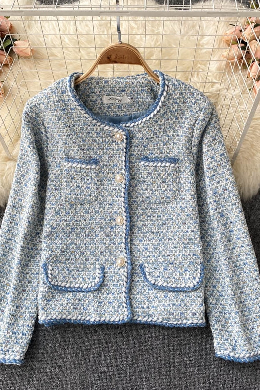 Retro little fragrance lady style coat  1517