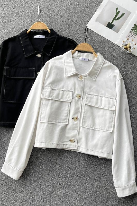 Early autumn jacket cardigan short coat female  1541