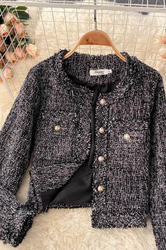 Plaid women's new autumn foreign style coat  1498