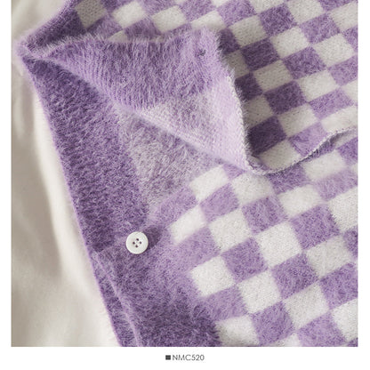 Women's sweater is loose and thin, short and versatile  1738