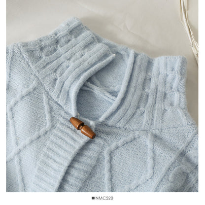 Plaid linen Lapel Long Sleeve Sweater Top  1897