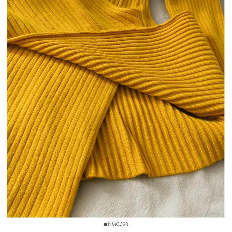 Korean design, tight and thin, split sweater, female  1895