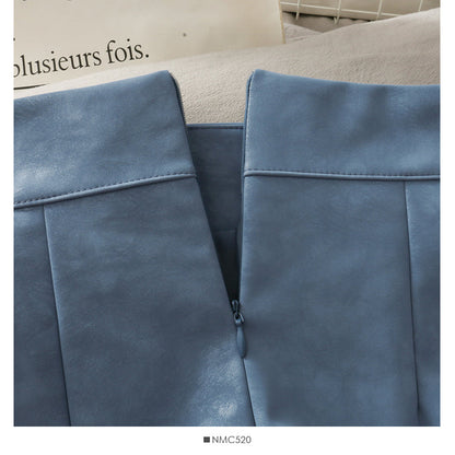 High waist split Hip Wrap one-step skirt half skirt  2493