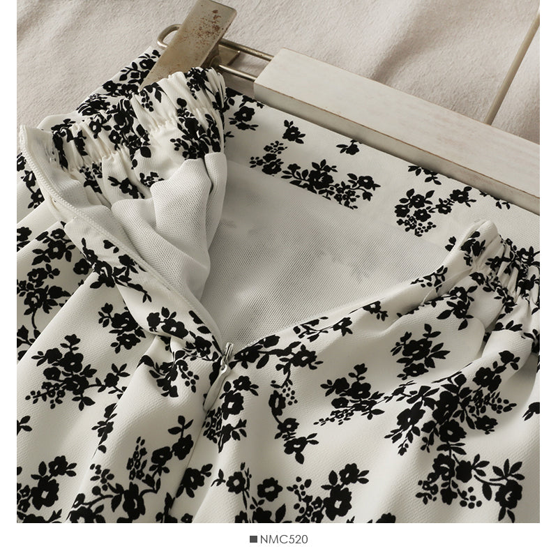 New leopard print foreign style versatile skirt  2515