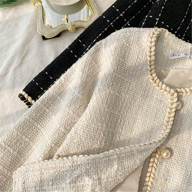 Fashion small fragrant clothes short coat cardigan women  1630