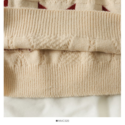 Cute round neck long sleeve sweater  1482