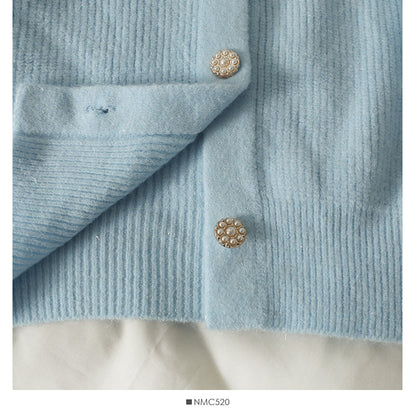 Sweater women's short Versatile Single breasted cardigan  1823