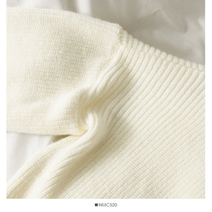 Korean version of foreign style versatile two button short sweater for women  1690