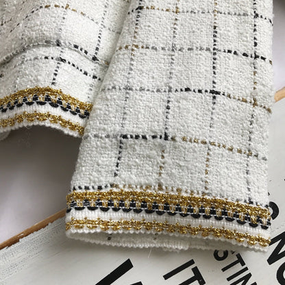 Small fragrant clothes, suit coat, versatile tweed, thin  1643