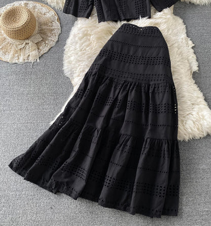 Cute A line two pieces dress fashion dress  710