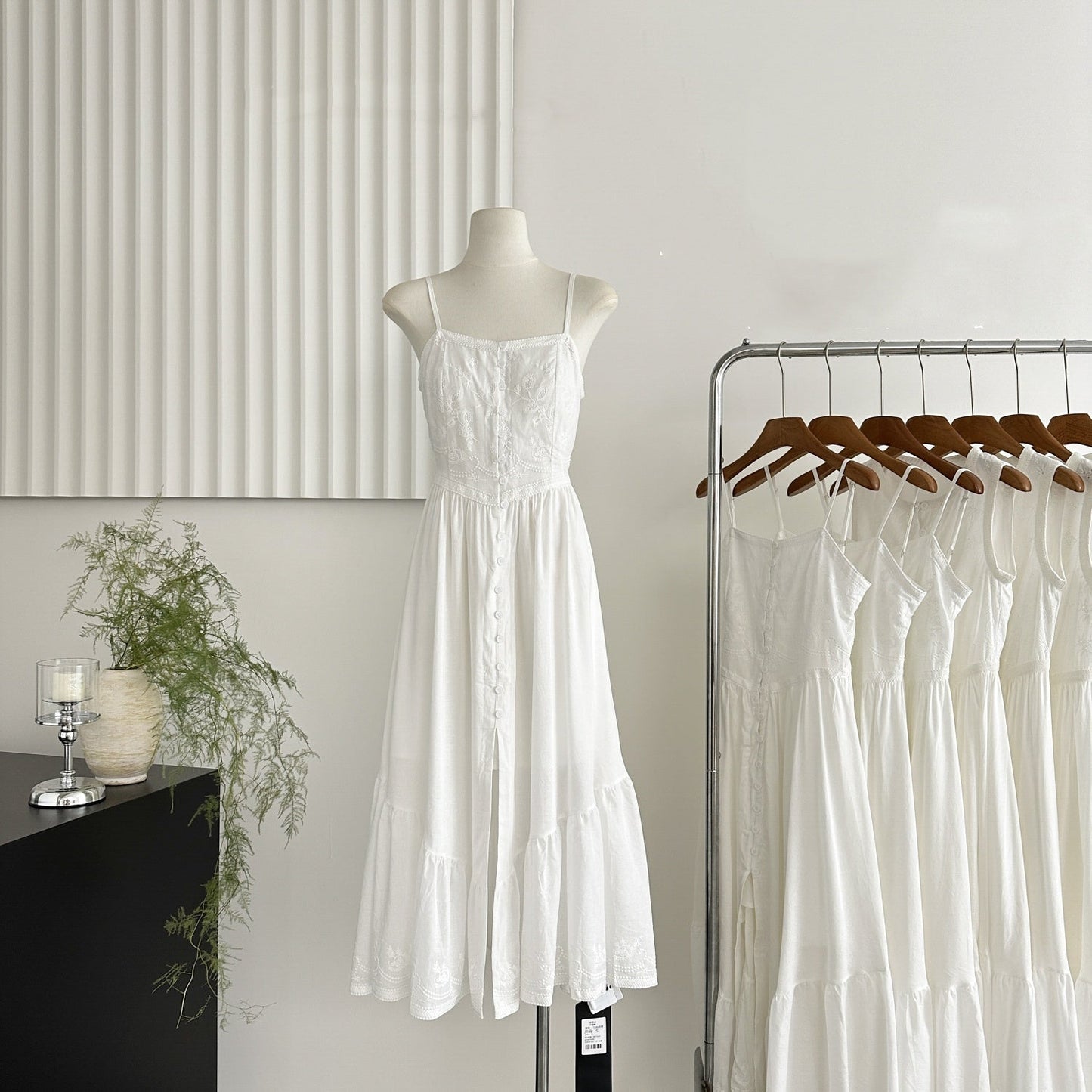 Sexy A line Spaghetti Straps Floral Summer Dress Holiday Party Outfits For Women DP0081