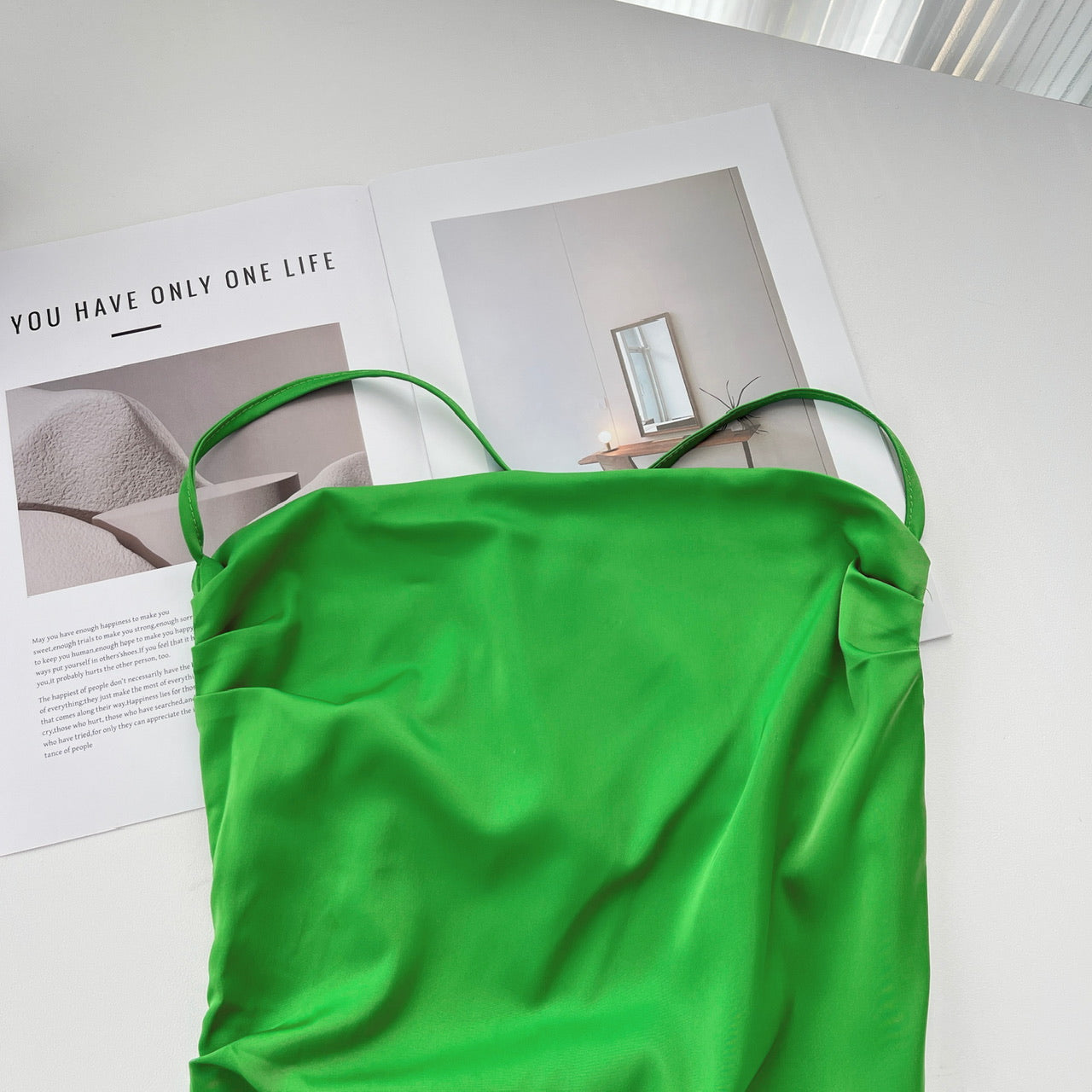 Sexy Mermaid Spaghetti Straps Satin Summer Dress Holiday Party Outfits For Women DP0084