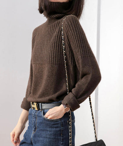 Sweater fashion turtleneck sweater  107