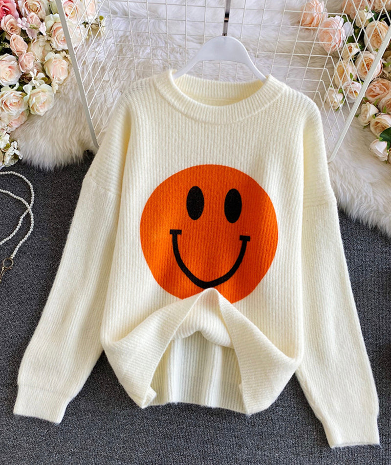 Cute smiley sweater  057