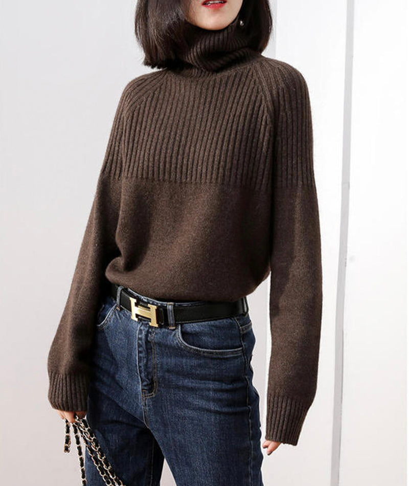 Sweater fashion turtleneck sweater  107