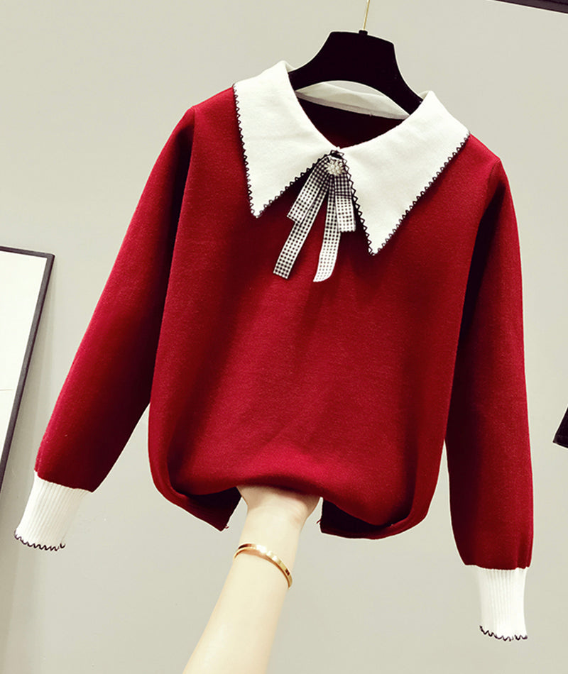Sweater cute long sleeve sweater  087