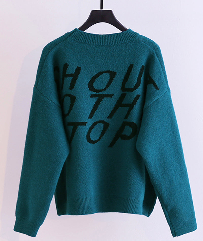 Sweater cute long sleeve sweater  063