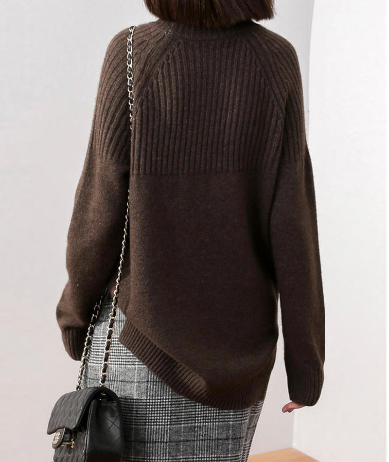 Sweater fashion turtleneck sweater  107