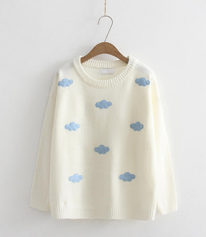 Cute cloud sweater  040