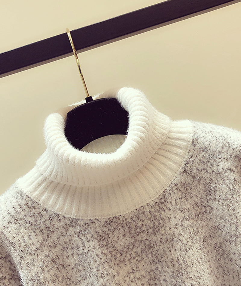 Sweater cute turtleneck sweater  123