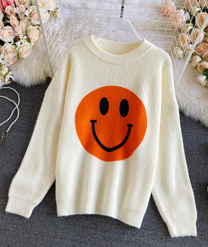 Cute smiley sweater  057