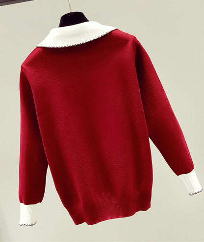 Sweater cute long sleeve sweater  087