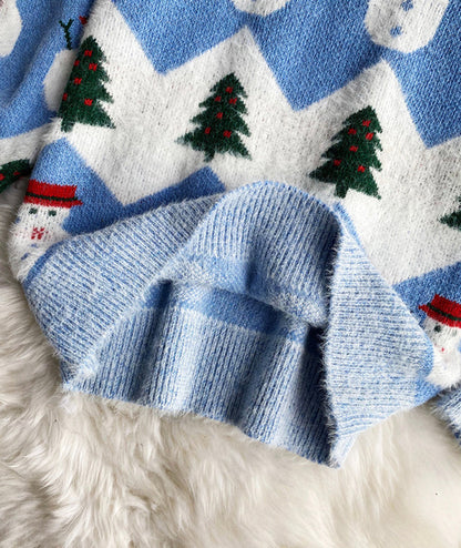 Sweater cute Christmas pattern sweater  059