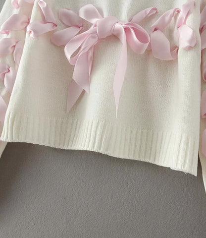 Cute lace up sweater  042
