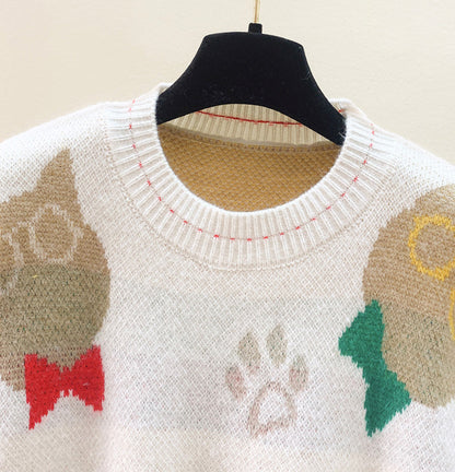 Lovely loose long sleeve sweater  049