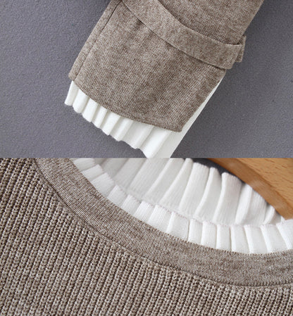 Sweater simple long sleeve sweater  065