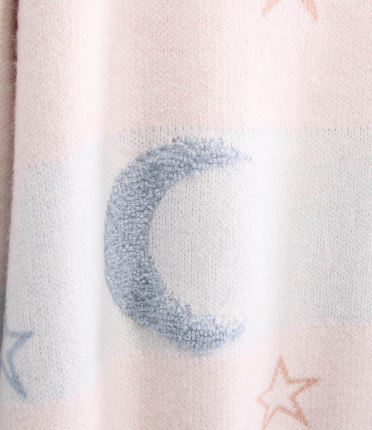 Cute star moon long sleeve sweater  032