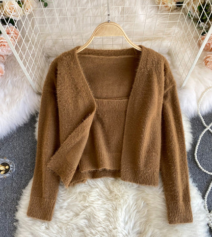 Sweater stylish two pieces sweater  055